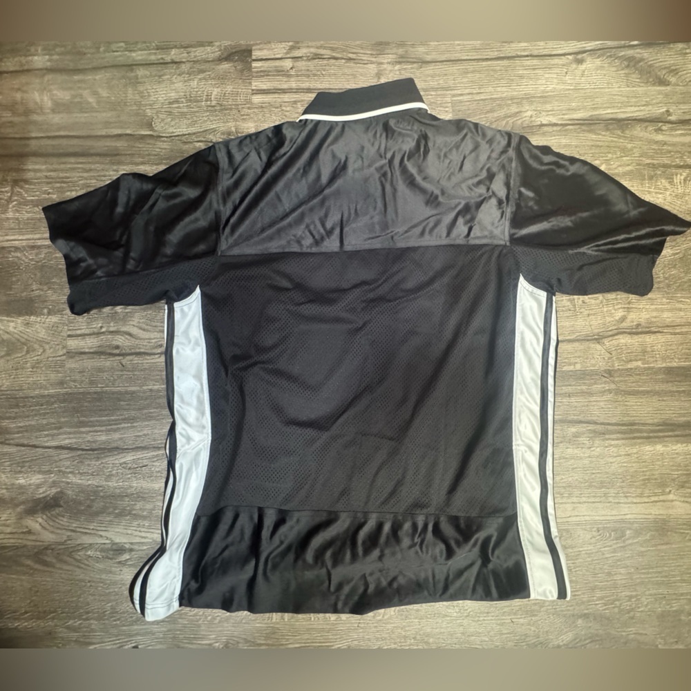 Adidas Black and Gray Polo Shirt - Picture 5 of 8